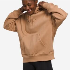 THE NORTH FACE Women’s Heavyweight Embroidered Logo Hoodie Almond Butter Medium